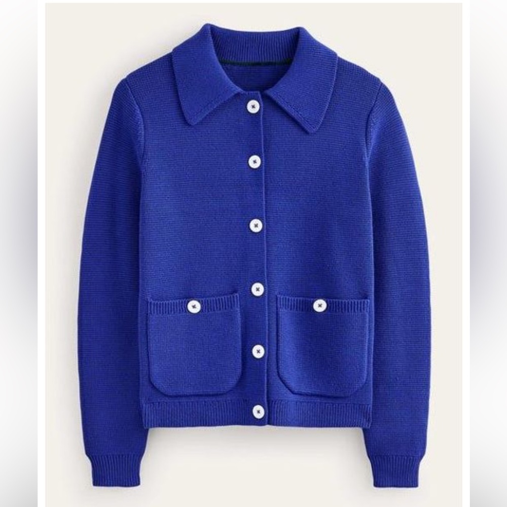 Boden Blue Women's Cardigan Sweater